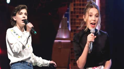 Millie Bobby Brown Singing Evolution Youtube