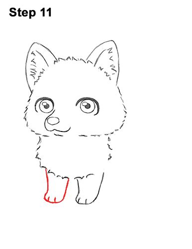 How To Draw A Dog Cartoon Husky