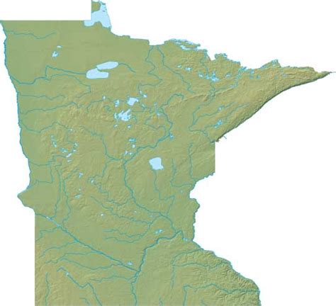 Minnesota Relief Map