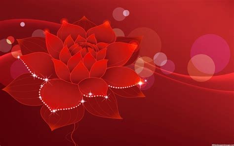 Red Flower Backgrounds For Desktop