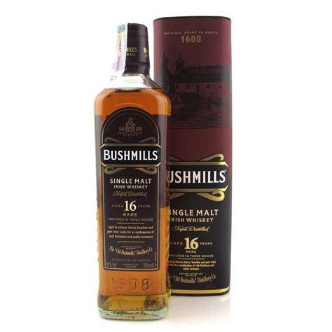 Bushmills 16 Year Old Three Woods Whisky Auctioneer