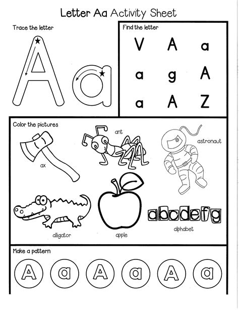 Letter Aa Worksheet Printable Worksheets And Activities