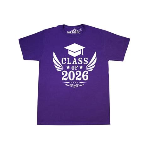 Inktastic Class Of 2026 With Graduation Cap And Wings T Shirt