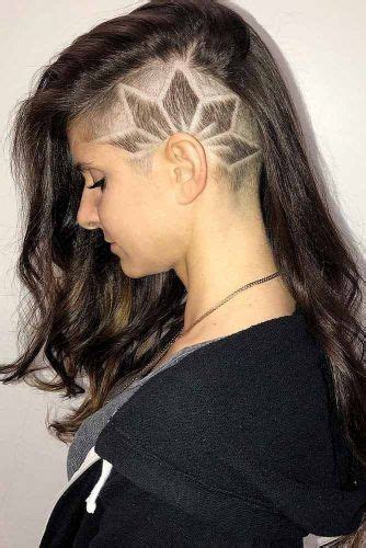 And, rocker hairstyles did just that. 24 Cute & Rebellious Half Shaved Head Hairstyles For ...