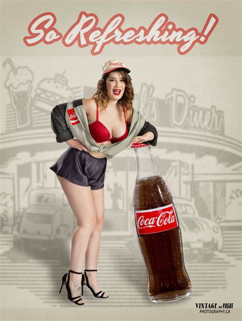Coca Cola Cutie Pinup Girl