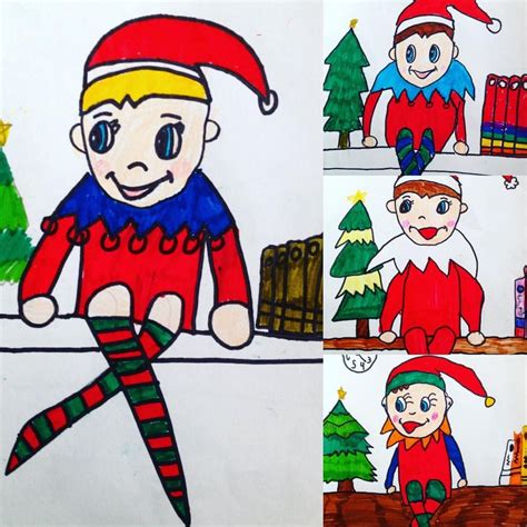 🎨lauralee Chambers On Instagram Elf On A Shelf Guided