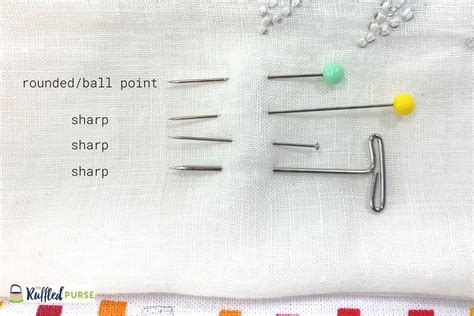 Essential Guide Pins For Sewing The Ruffled Purse®