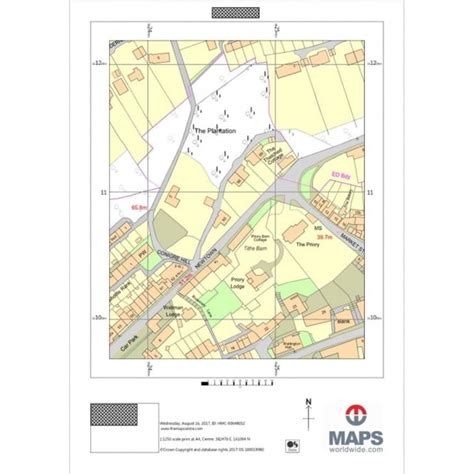 Ordnance Survey A4 Location Plan At 11 250 Scale For Planning Applications