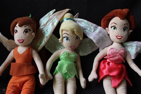 Disney Plush Tinkerbell Princess Fairy Friend Dolls Rosetta Fawn Lot Of 3 14 1722318252