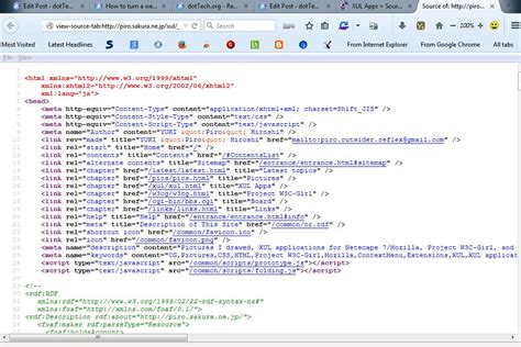 How to view website source code in new tab in Firefox [Tip]  dotTech