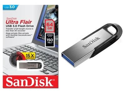Lápiz de memoria de 128gb, usb 3.1 de alta velocidad con conector gen 1 tipo a (compatible con versiones anteriores de usb 3.0, 2.0 y 1.1). PENDRIVE 64 GB SANDISK Ultra Flair USB 3.0 150MB/s ...