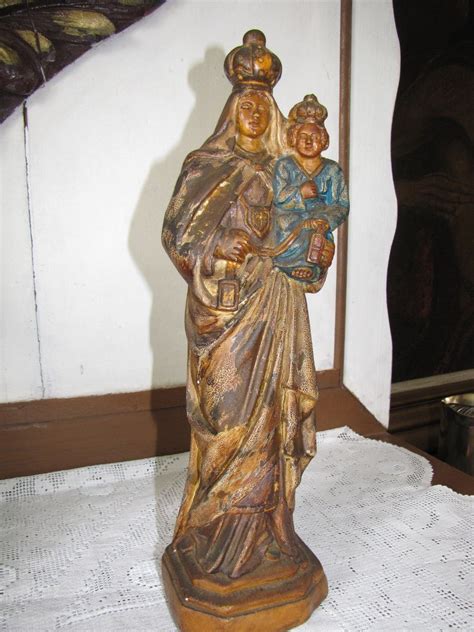 Nossa senhora auxiliadora, que também é invocada como maria auxiliadora, simboliza uma das designações da virgem maria, a mãe de jesus. Antiga Imagem Nossa Senhora Auxiliadora #2135 - R$ 800,00 ...