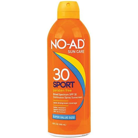 No Ad Sun Care Sunscreen Lotion Spf 30 16 Oz Pack Of 3