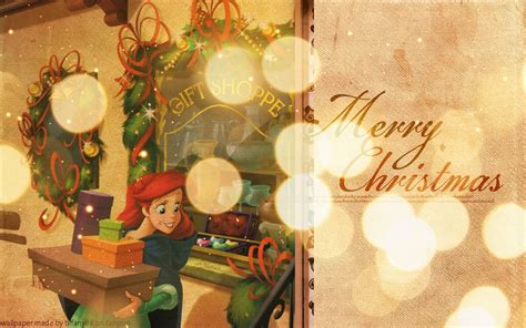 Ariels Christmas ~ ♥ Disney Princess Wallpaper 27826370 Fanpop