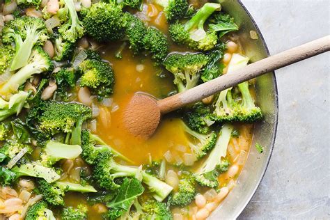 Creamy Broccoli And Bean Soup Vegan Gluten Free Dairy Free Recipe