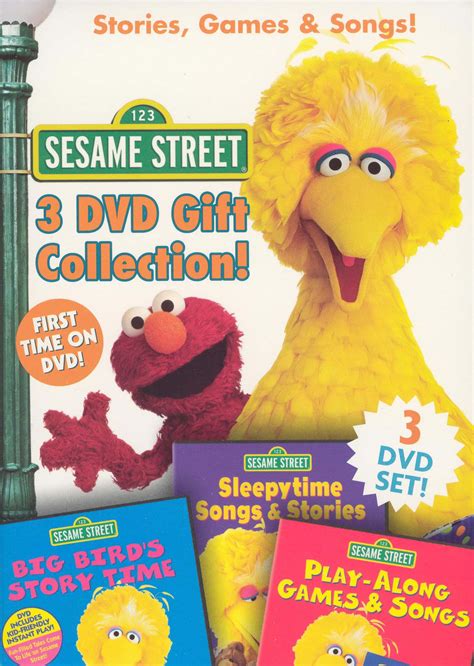 Best Buy Sesame Street Stories Games And Songs 3 Dvd T Collection