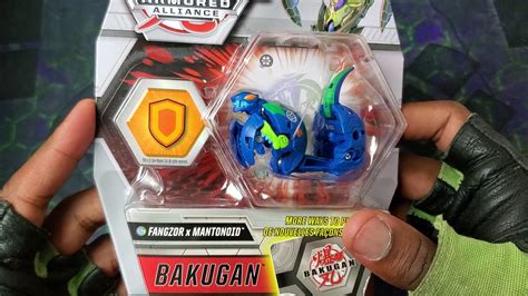 New Bakugan Armored Alliance Aquos Ventus Fangzor X Mantonoid Unboxing