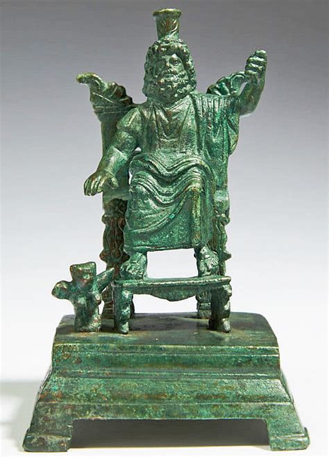 Serapis Zeus Enthroned Bronze Pierre Berge And Associes Flickr