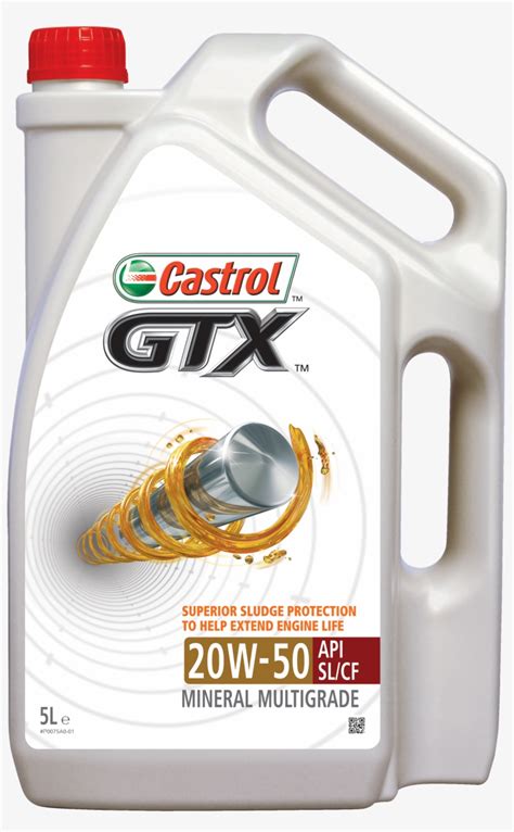 Castrol Gtx 20w 50 Castrol Petrol Engine Oil Png Image Transparent