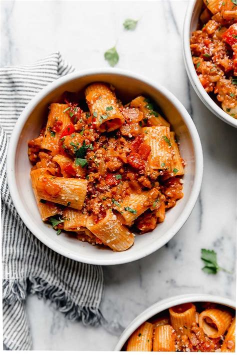 Three sausage recipes for kids that are quick dinner ideas helping you get dinner served in under 20 minutes. Spicy Italian Sausage and Peppers Pasta | Recipe | Stuffed ...