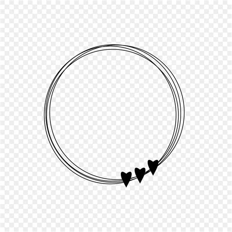 Cute Circle Frame Vector Hd PNG Images Cute Circle Frame With Clipart