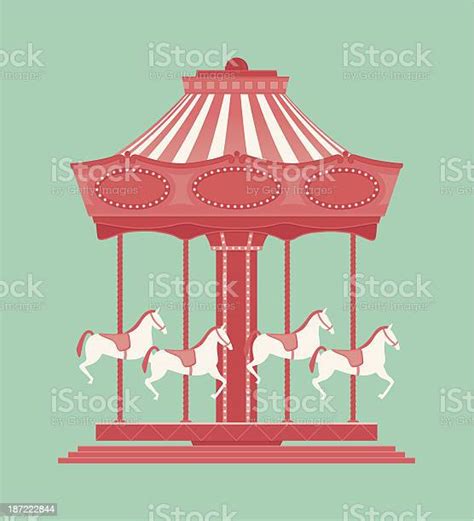 Vintage Carousel Stock Illustration Download Image Now Carousel
