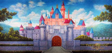 Princess Castle Backdrop Rentals Theatreworld® Backdrops