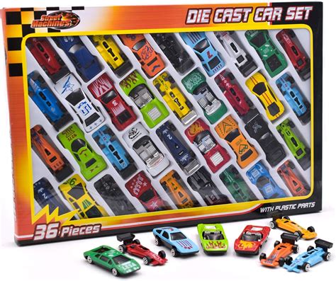 Prextex 100 Piece Diecast Cars Race Cars Toys For Kids Great For Party