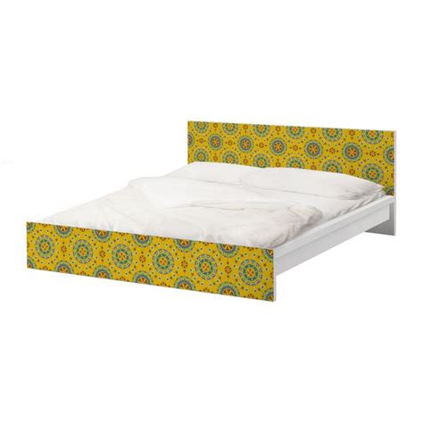 Du möchtest ein bett mit einer breite von 200 cm? Wayuu Design Möbelfolie für IKEA Malm Bett 160 cm Breite
