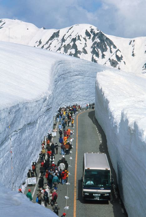 Highly Impressive Snow Clearing Japans Tateyama Kurobe Alpine Route