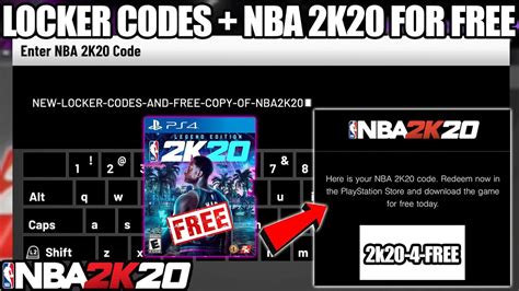 Nov 10, 2020 · active codes. 2K GAVE US NEW LOCKER CODES AND A CODE FOR A FREE COPY OF ...