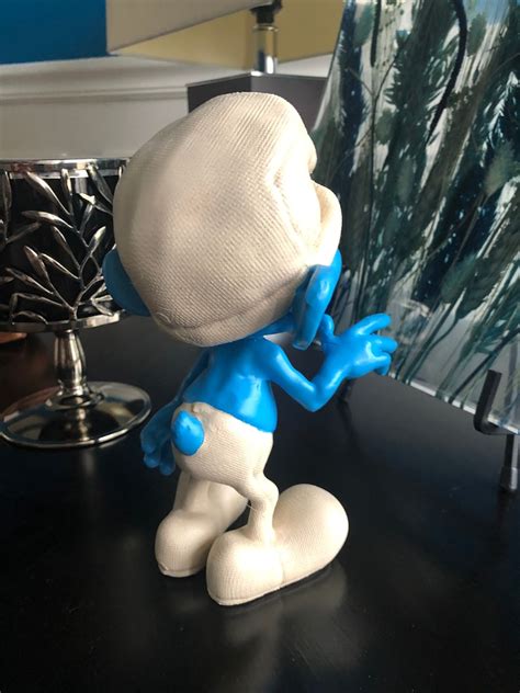 Smurf Waving Life Sized 75 Figure Statue Maquette Etsy