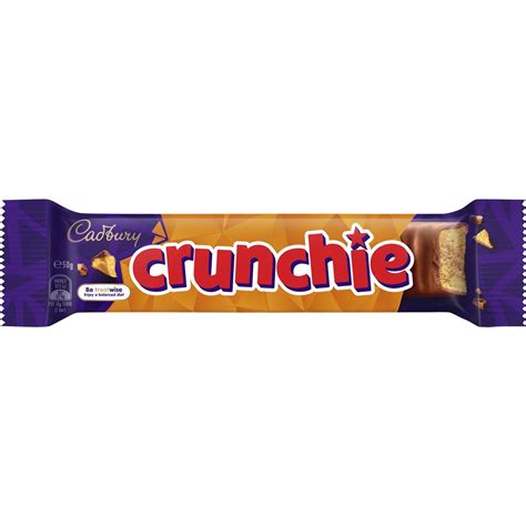 cadbury crunchie chocolate bar 50g woolworths