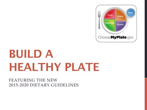 Ppt Build A Healthy Plate Powerpoint Presentation Free Download Id