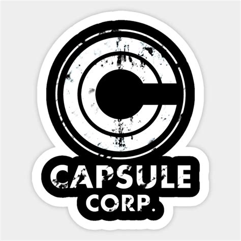 Capsule Corp Logo Dragon Ball Z Sticker Teepublic