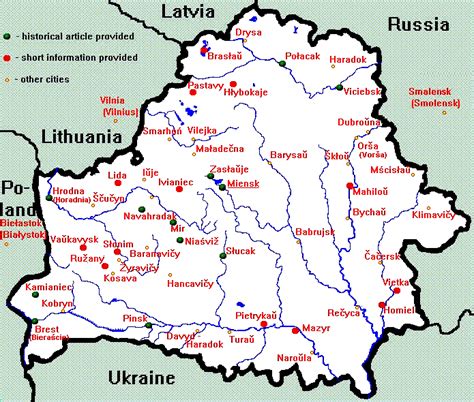 Clickable Map Of Belarus