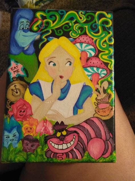 Alice In Wonderland Painting Ideas