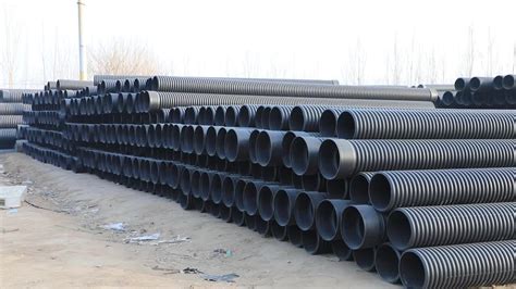 Hdpe Corrugated Pipes Price Plastic Double Wall Drainage Pipe View