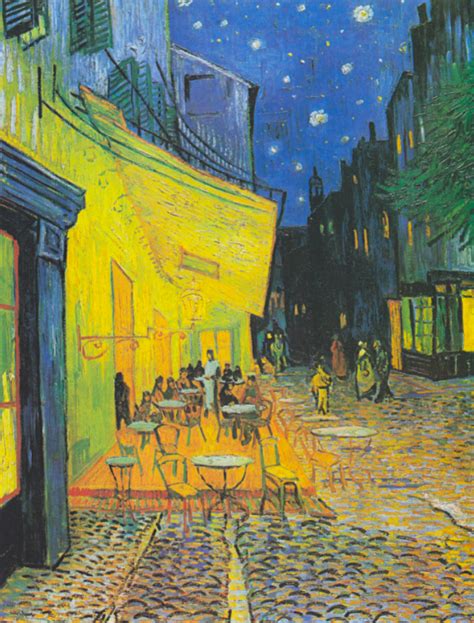 Café Terrace at Night by van Gogh Illustration World History
