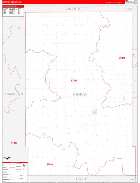 Maps Of Kearny County Kansas