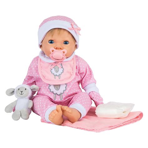 Tiny Treasures Toy Baby Doll W Outfit Set Blonde Doll