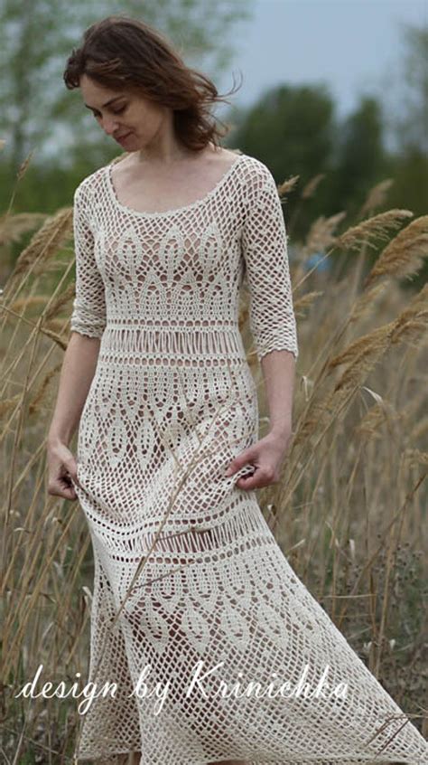 crochet dress pattern only in russian boho crochet lace wedding dress pattern Схемы для