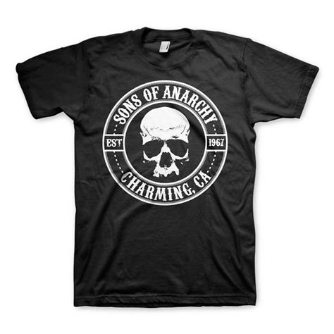 Sons Of Anarchy Seal Licensed Mens T Shirt S 5xl Sizes Etsy