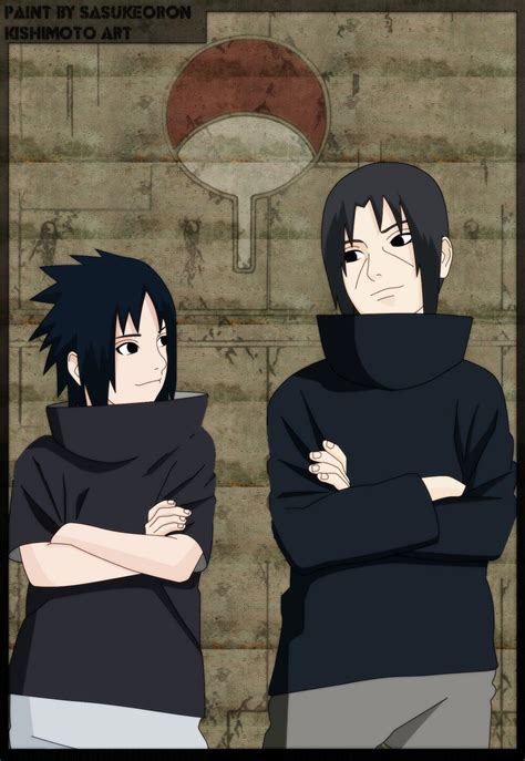 The 2 Brothers Itachi The Big Brother And Sasuke The Little Brother 2