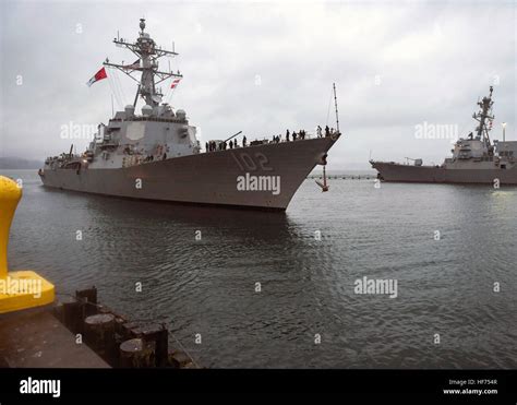 The Usn Arleigh Burke Class Guided Missile Destroyer Uss Sampson