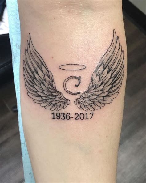 Top 91 Best Angel Wings Tattoo Ideas 2021 Inspiration Guide Wings Tattoo Remembrance