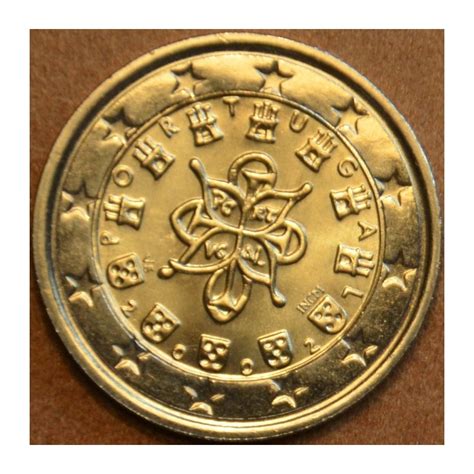 Euromince Mince 2 Euro Portugalsko 2002 Unc