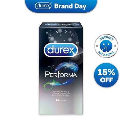 Durex Performa Last Longer Condoms 12s Shopee Singapore