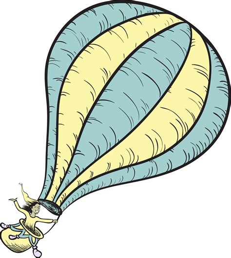 Oh The Places Youll Go Png Dr Seuss Balloons Clip Art Transparent Png