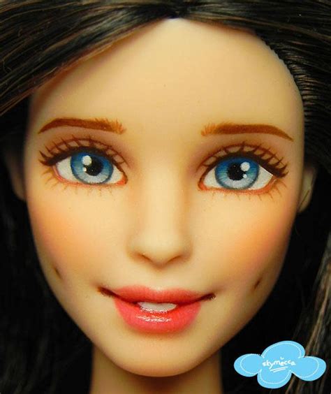 Ooak Custom Repaint Barbie Fashionistas Doll Petite Etsy In